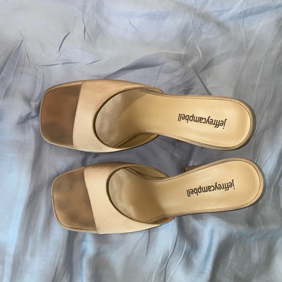 Jeffrey Campbell Stacy square toe heels - Picture 2 of 6